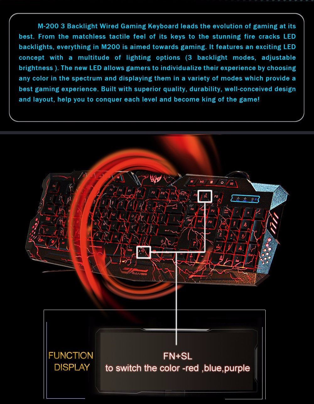 Backlight Gaming Keyboard